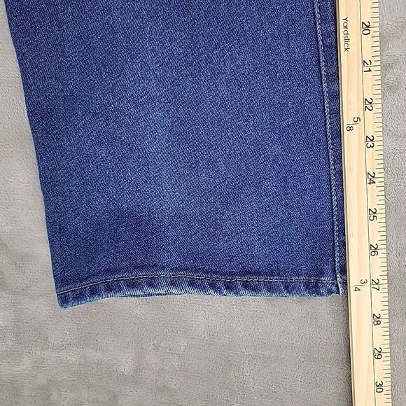 Levis 517 Mens Jeans Measures Size 36x27 Boot Cut Probably Hemmed Nice - Picture 9 of 14